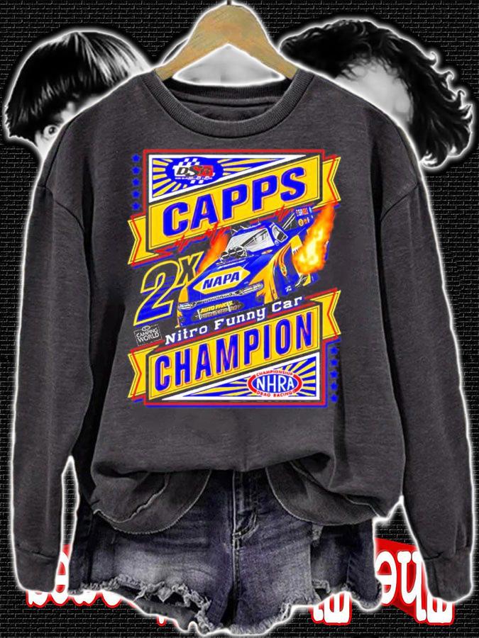 Ron Capps 2X Nitro Funny Car Champion T-Shirt sweatshirt