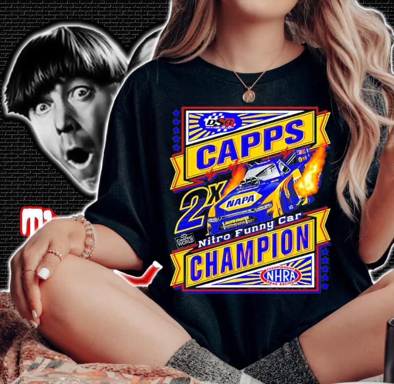 Ron Capps 2X Nitro Funny Car Champion T-Shirt woman shirt