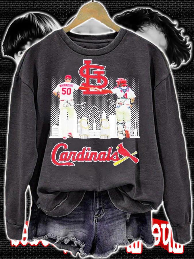 St. Louis Cardinals Adam Wainwright And Yadier Molina Signature T-Shirt