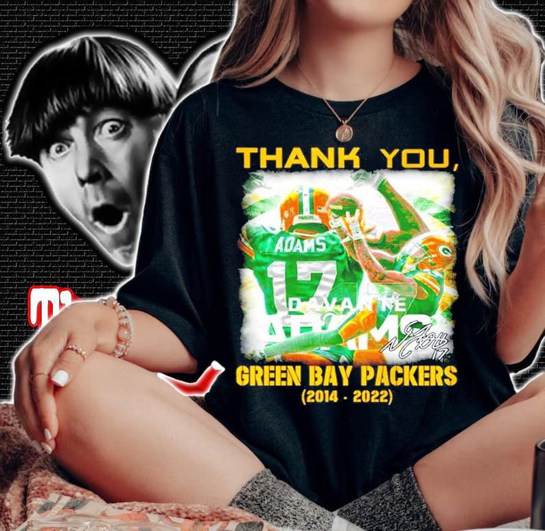 Thank You Davante Adams Green Bay Packers 2014-2022 Signatures Shirt woman shirt