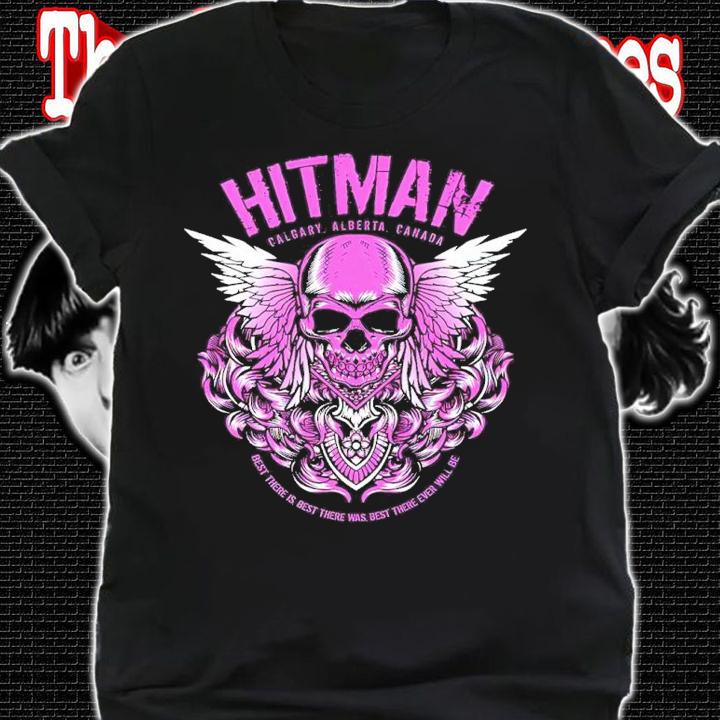 The Hitman Hart Winged Skull Shirt shirt