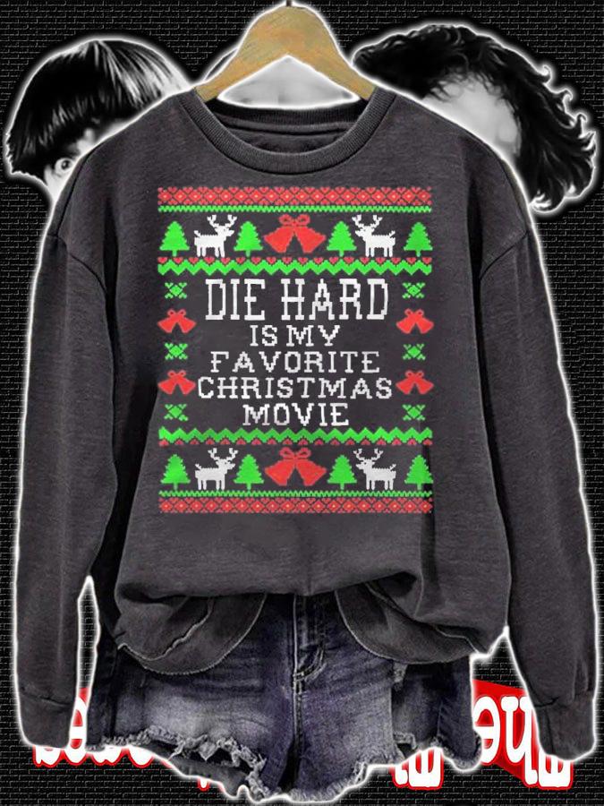 Ugly die hard is my favorite Christmas movie T-shirt sweatshirt