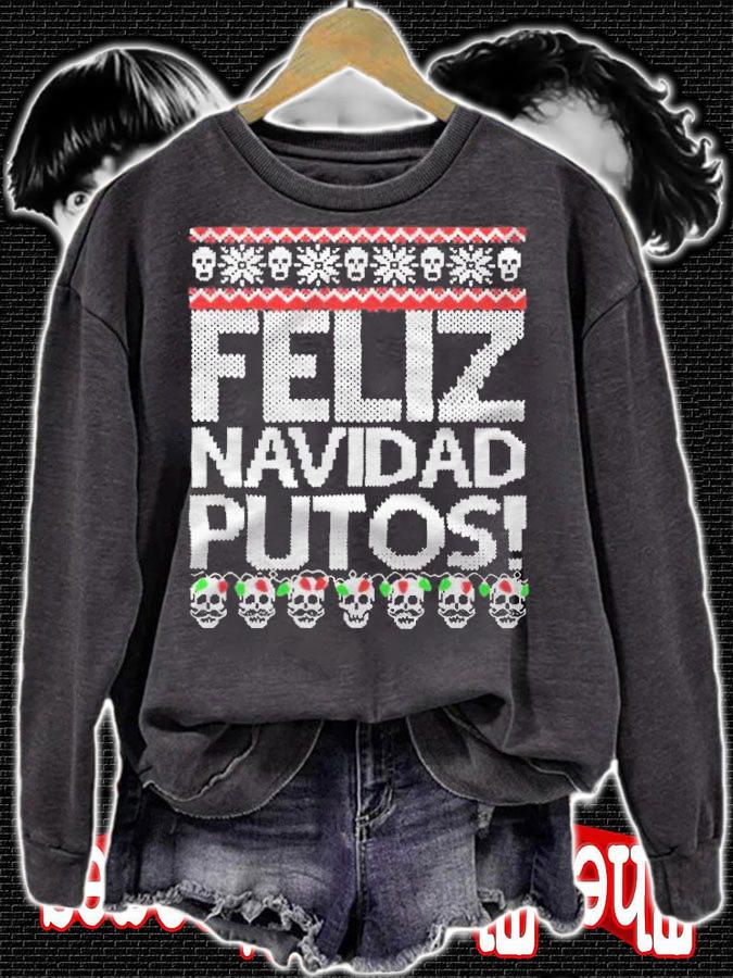 Ugly feliz navidad putos Christmas 2021 T-shirt