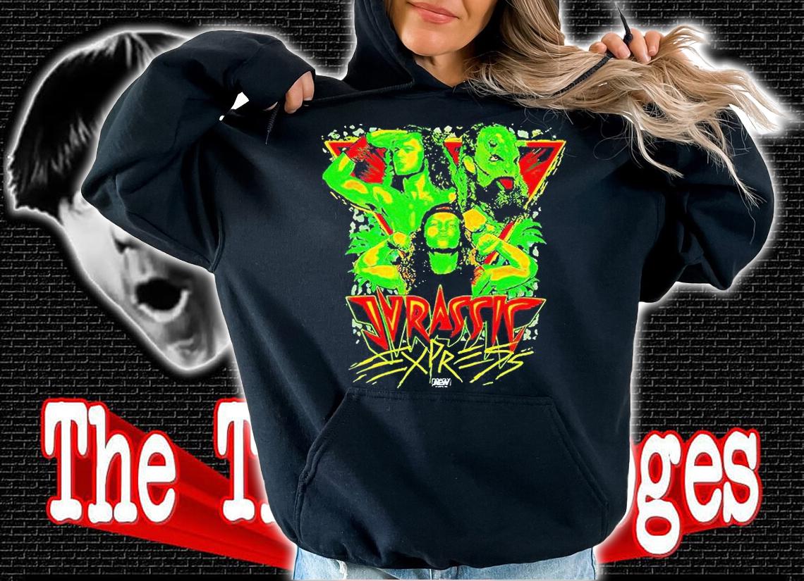 AEW Jurassic Express T-shirt hoodie
