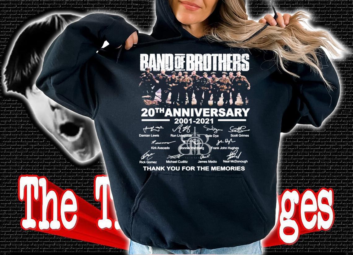 Band of Brothers 20th anniversary 2001-2021 shirt