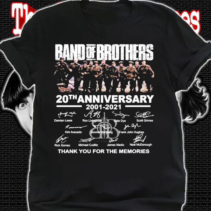 Band of Brothers 20th anniversary 2001-2021 shirt