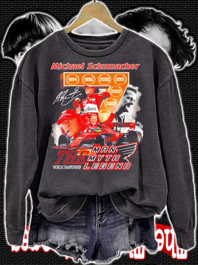 Michael Schumacher the man myth legend signature shirt