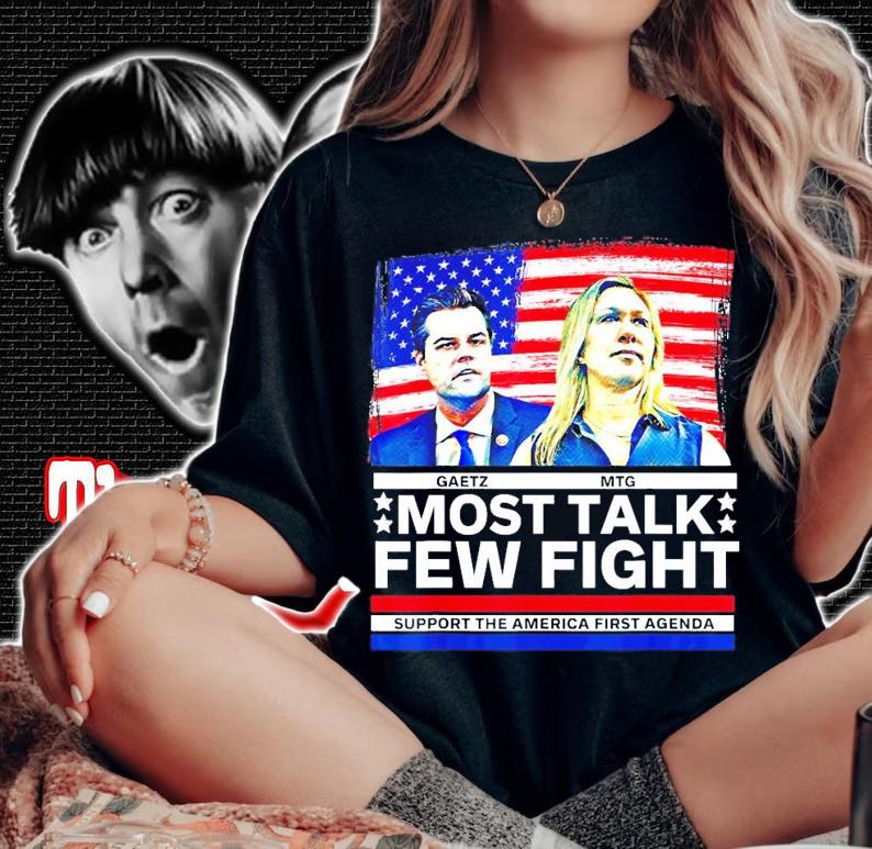 Most talk few fight support the America first agenda shirt woman shirt