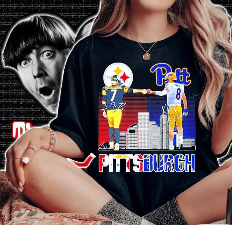 Pittsburgh Ben Roethlisberger vs Kenny Pickett signature shirt woman shirt