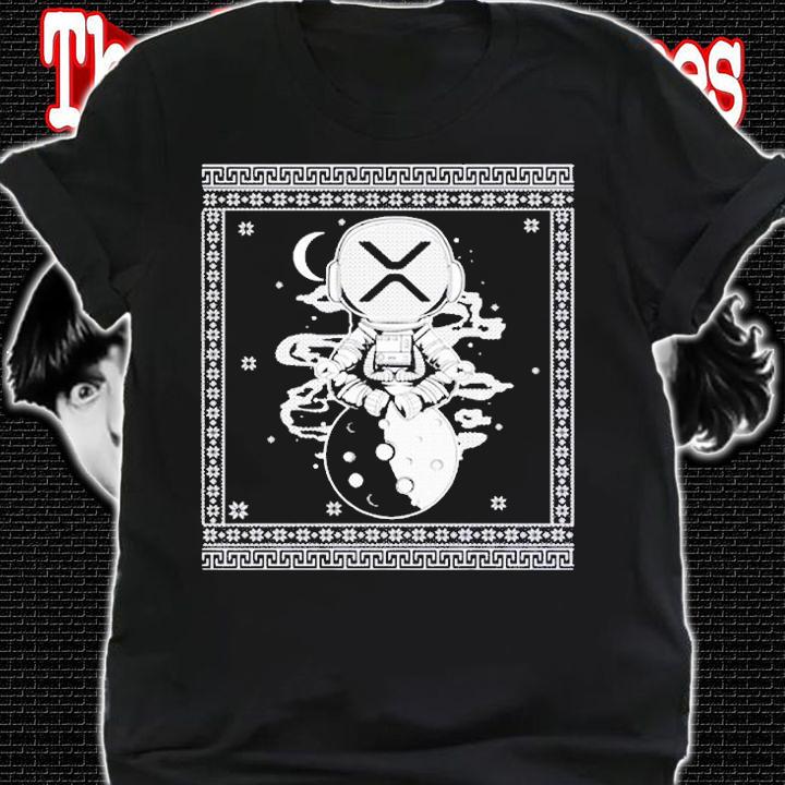Ripple Spacesuit Crypto Trader Cryptocurrency Xrp Moon T-Shirt shirt