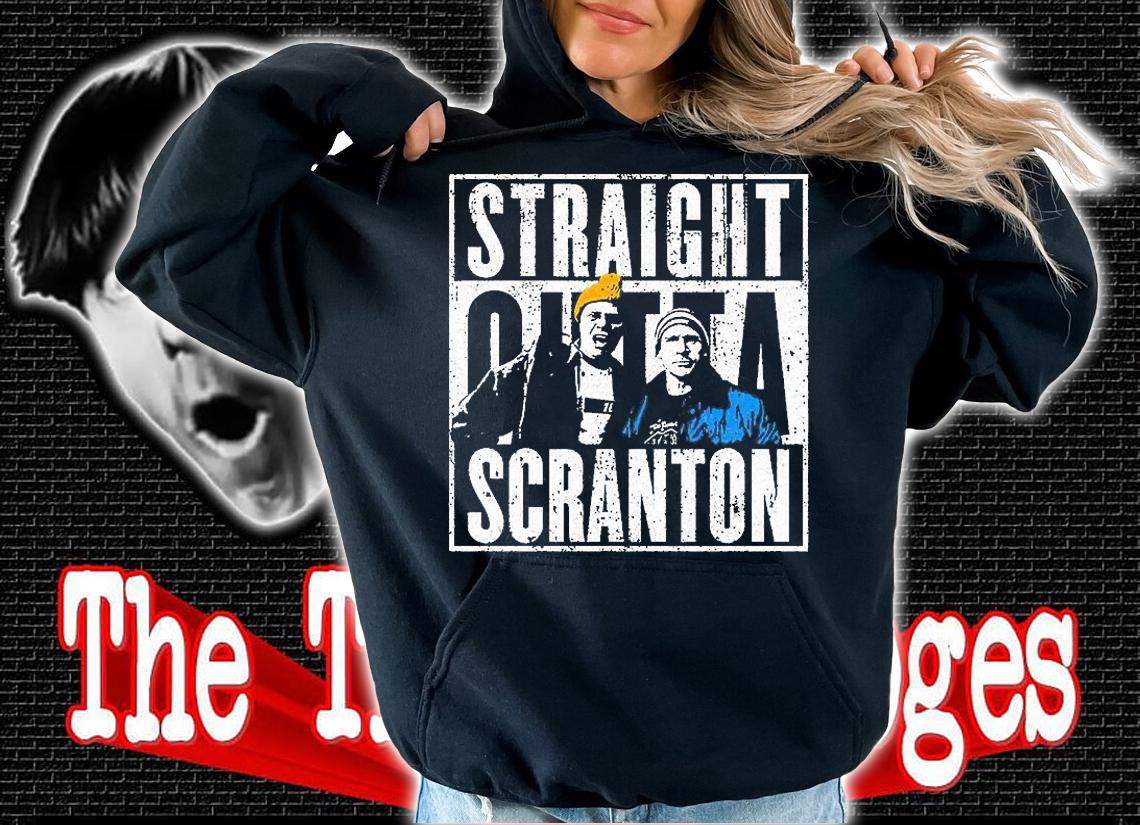 Straight Outta Scranton Lazy Scranton T-shirt