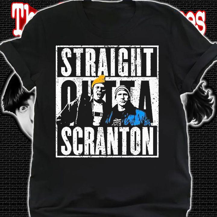 Straight Outta Scranton Lazy Scranton T-shirt