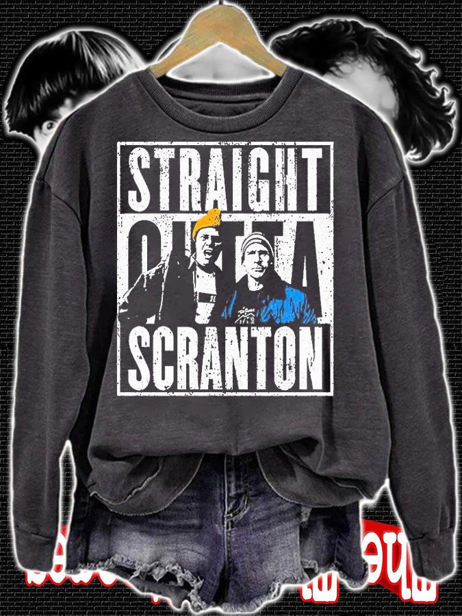 Straight Outta Scranton Lazy Scranton T-shirt