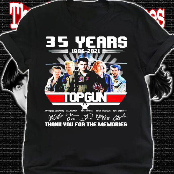 35 years 1986-2021 Top Gun signature shirt shirt