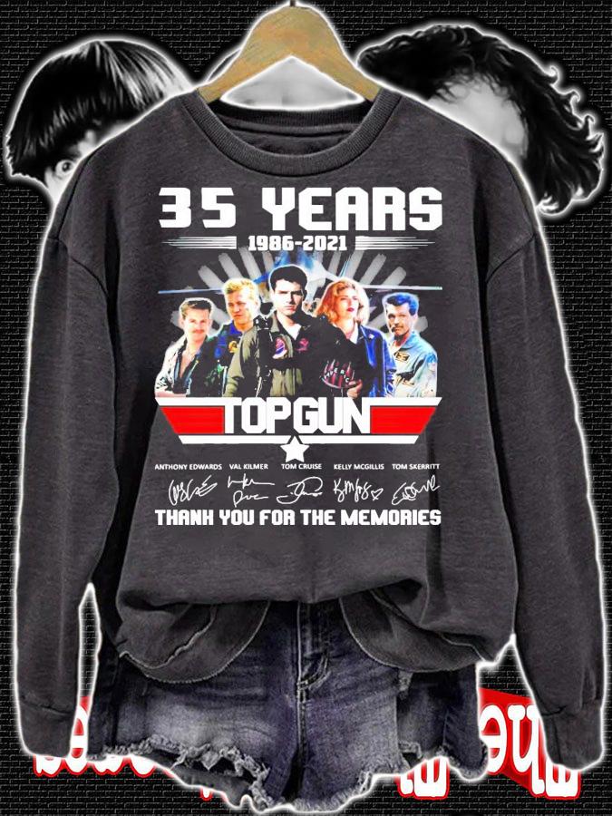35 years 1986-2021 Top Gun signature shirt sweatshirt