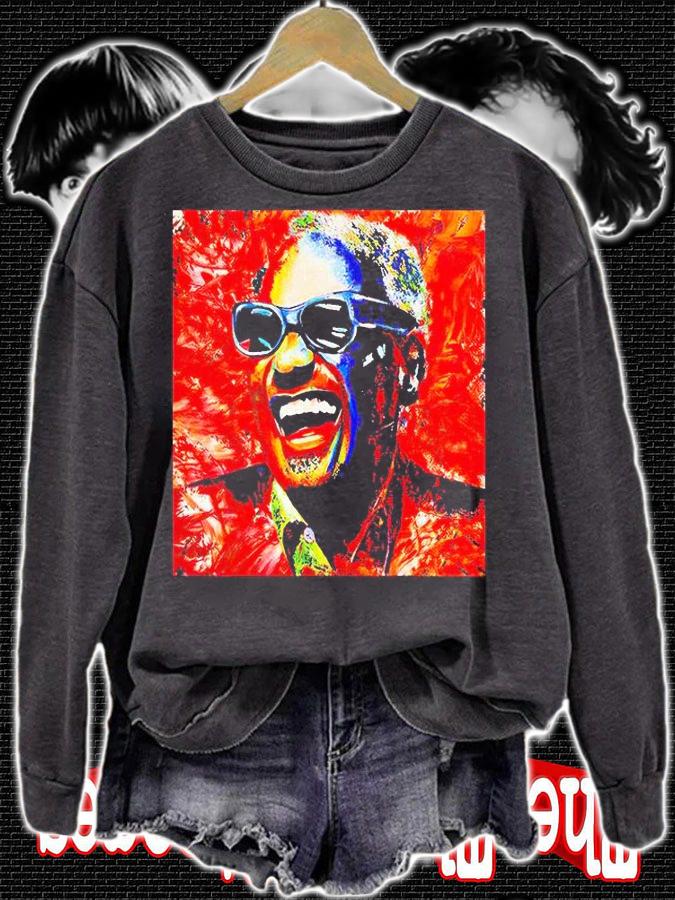 Country music hall of fame Ray Charles T-shirt sweatshirt
