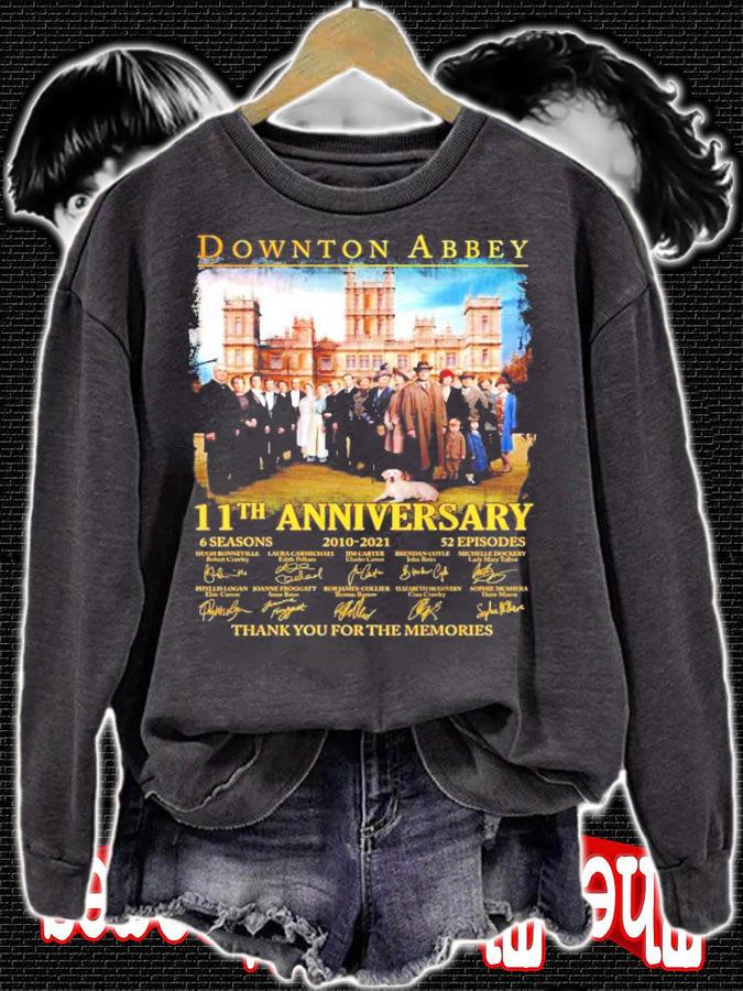 Downton Abbey 11th anniversary signatures t-shirt sweatshirt