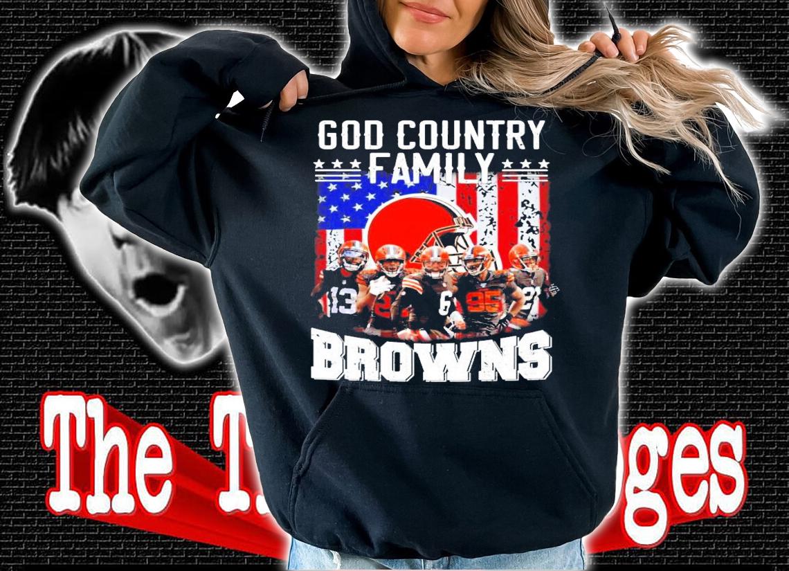 God country family Cleveland Browns shirt
