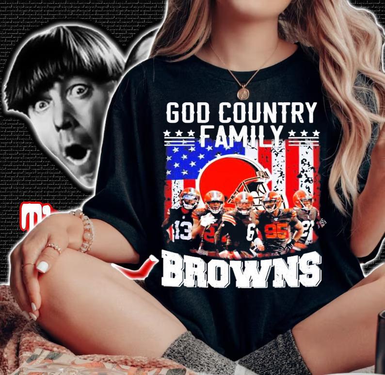 God country family Cleveland Browns shirt
