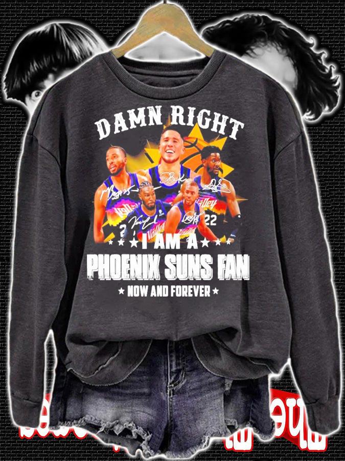 I am a Phoenix Suns fan now and forever signature t-shirt