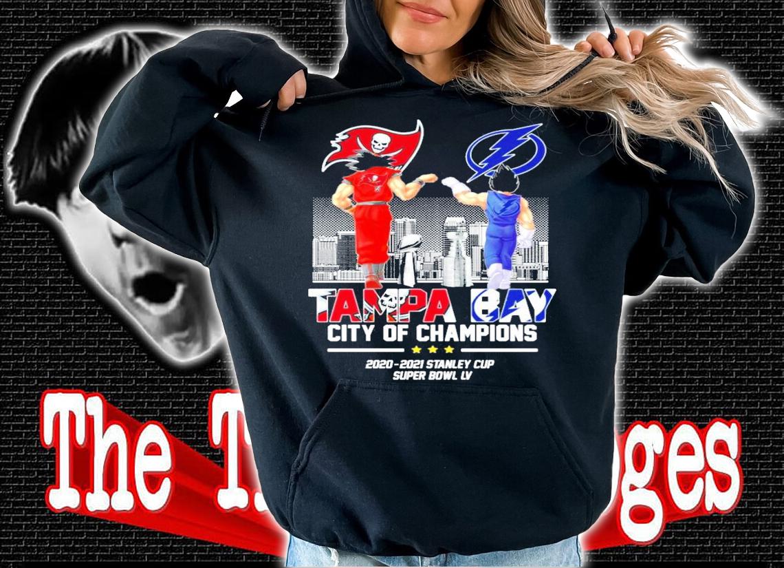 Tampa Bay Songoku vs Vegeta city of Champion t-shirt hoodie