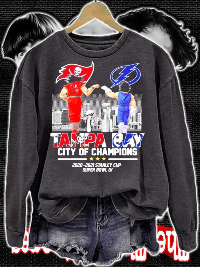 Tampa Bay Songoku vs Vegeta city of Champion t-shirt sweatshirt