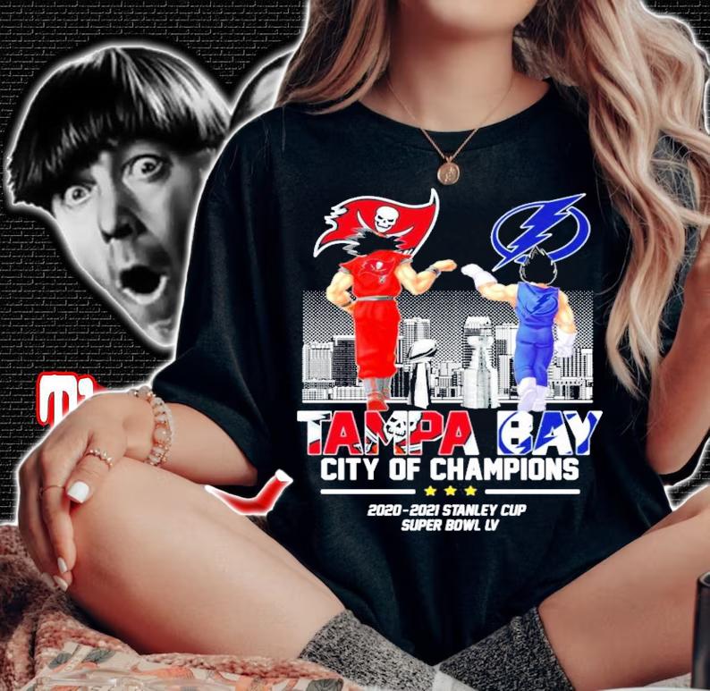 Tampa Bay Songoku vs Vegeta city of Champion t-shirt woman shirt