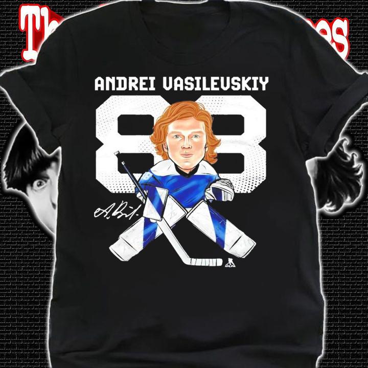 Andrei Vasilevskiy Tampa Bay Lightning hockey signature shirt shirt