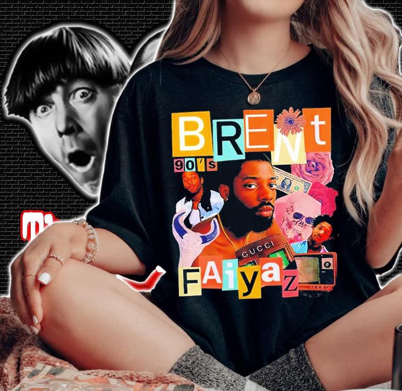 Brent Faiyaz 90s Hip Hop Rap Tour t-shirt woman shirt
