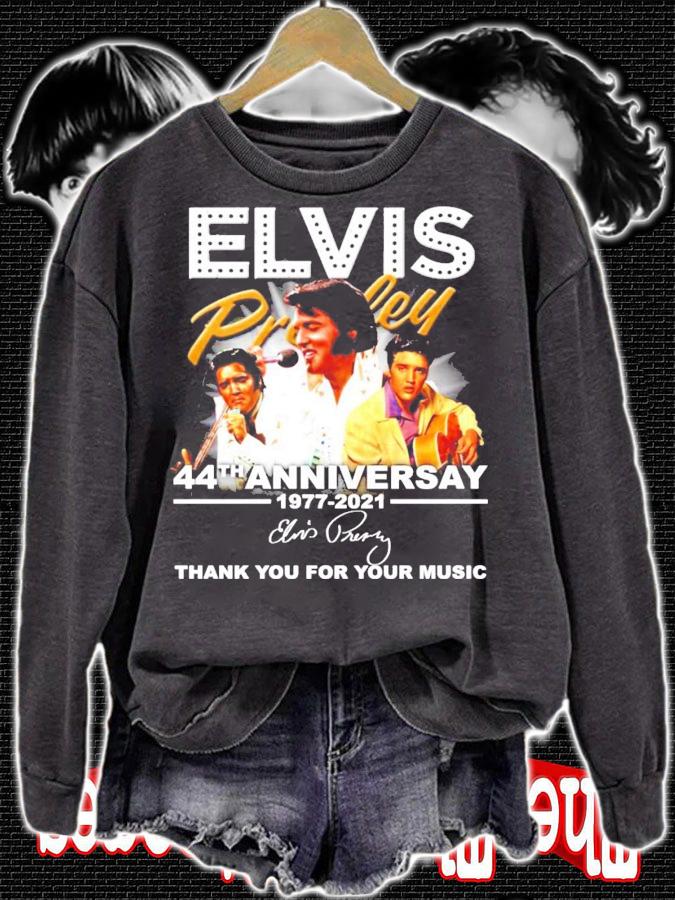 Elvis Presley 44th anniversary 1977-2021 signature shirt