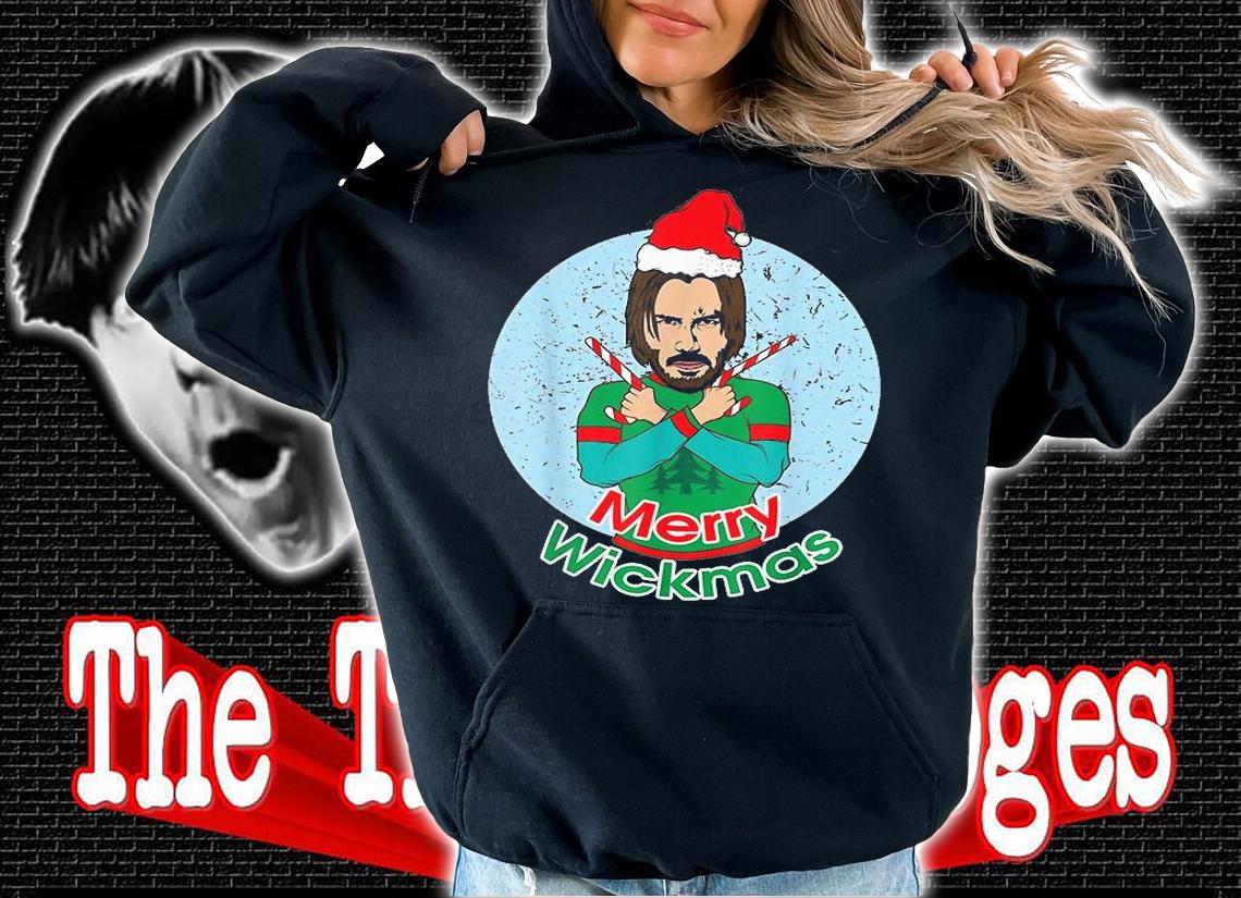 Funny John Dog Idea Wick Present Christmas X-Mas T-Shirt hoodie