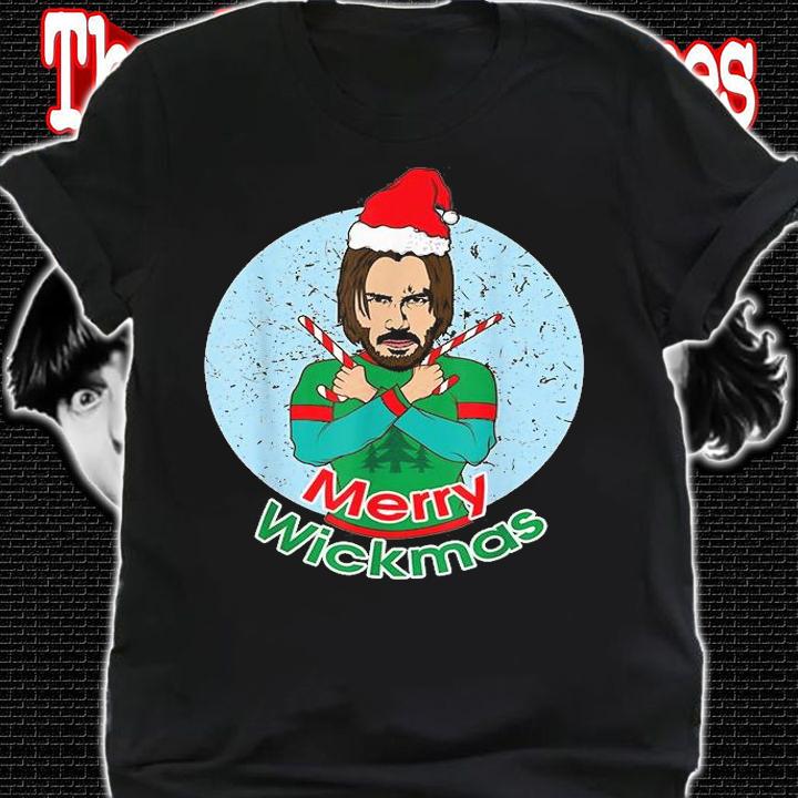 Funny John Dog Idea Wick Present Christmas X-Mas T-Shirt shirt