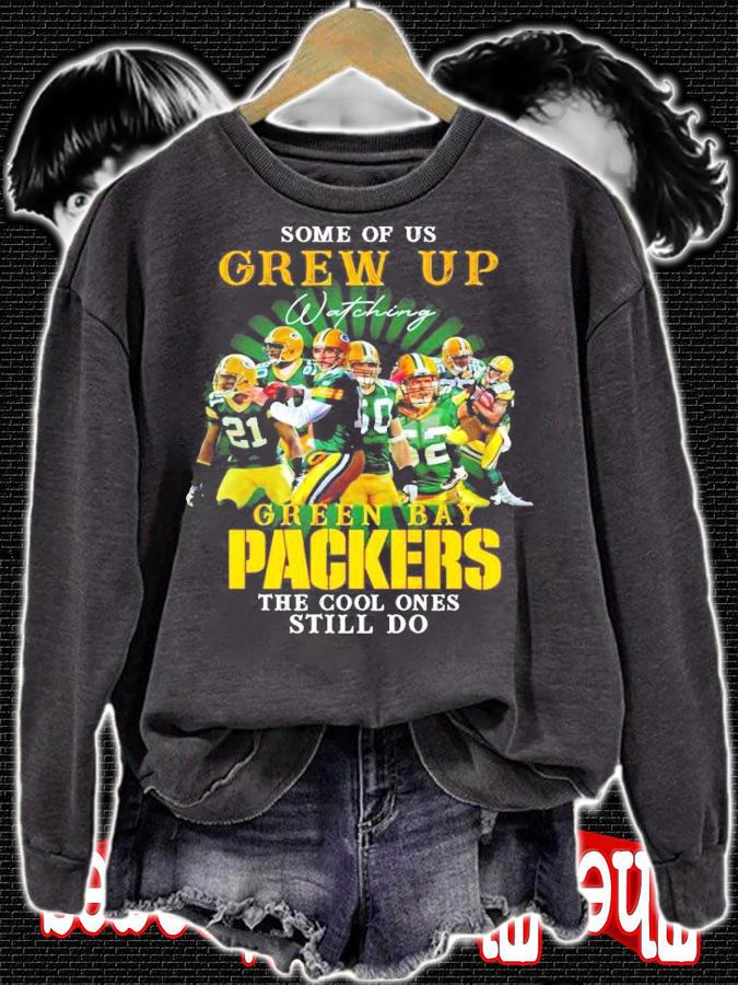 Some of us Grew Up watching Green Bay Packers the cool ones still do shirt