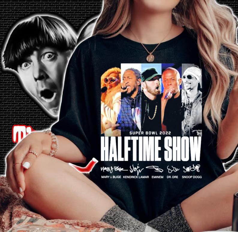 Super Bowl 2022 Halftime Show signatures shirt woman shirt