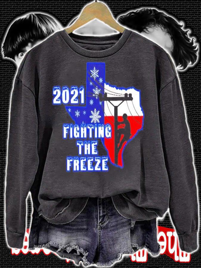 2021 fighting the freeze Texas strong shirt