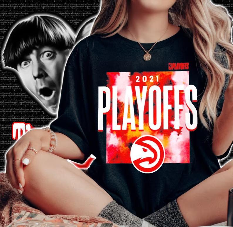 2021 Playoffs Hawks NBA shirt woman shirt