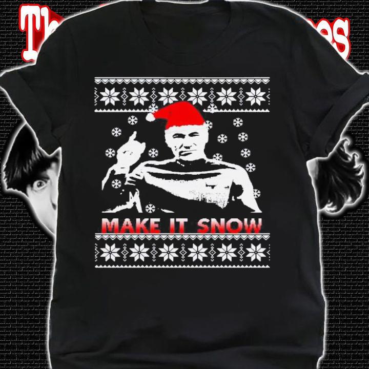 Captain Picard Make Snow Ugly Christmas Sweater t-shirt shirt