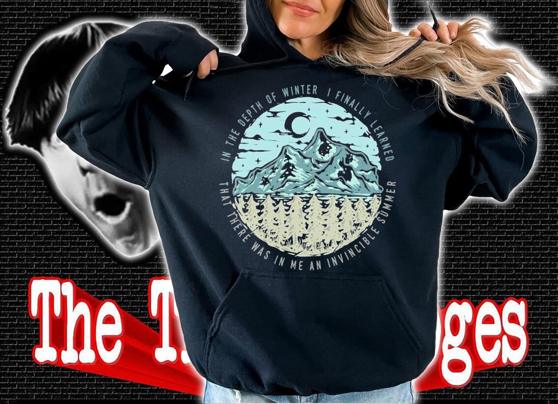 Forest mountain in the depth of winter I finally learned shirt
