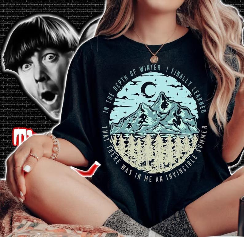 Forest mountain in the depth of winter I finally learned shirt