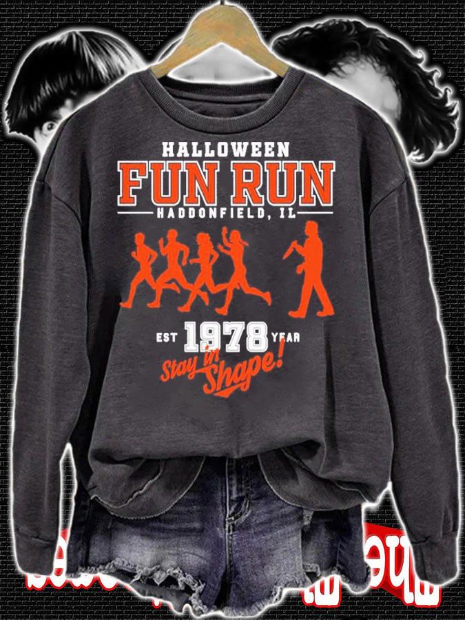 Halloween Fun Run Haddonfield IL EST 1978 Year Stay In Shape Shirt