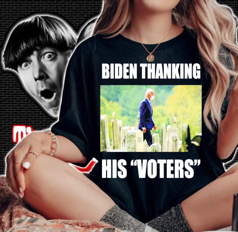 Joe Biden thanking his voters t-shirt woman shirt