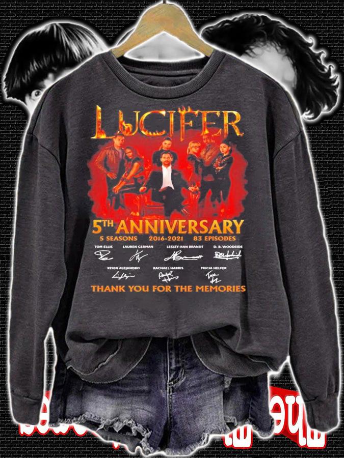 Lucifer 5th anniversary signatures shirt sweatshirt