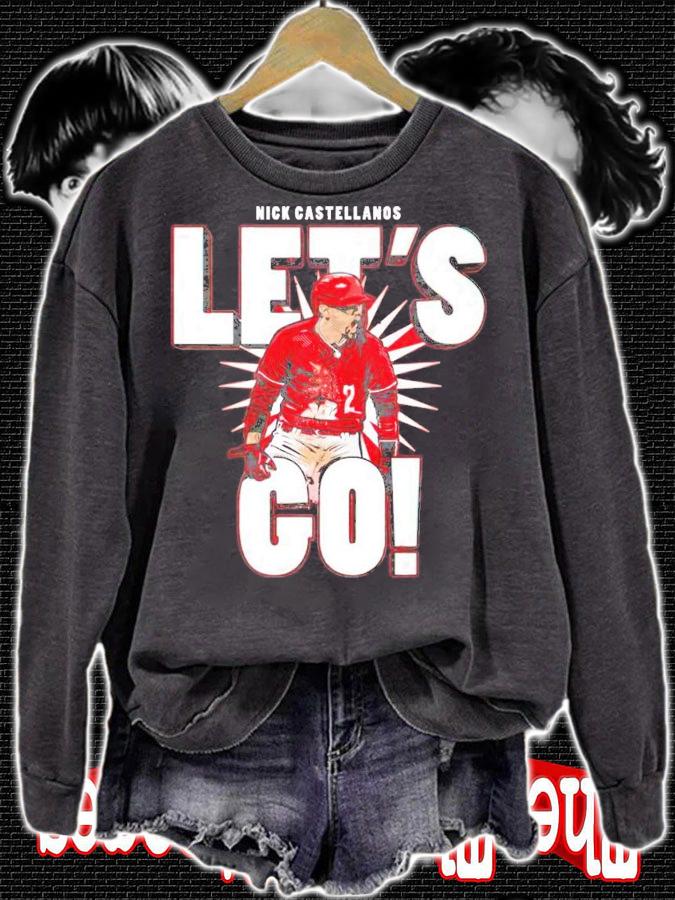 Nick Castellanos let's go shirt sweatshirt