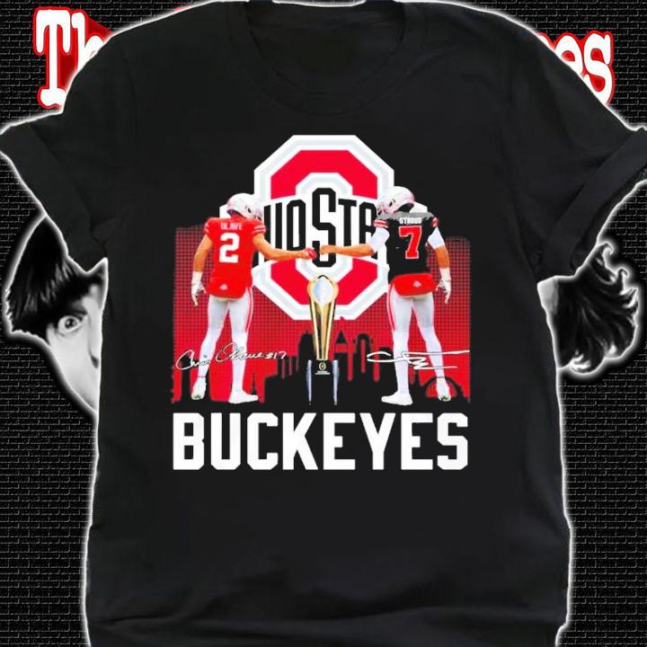 Ohio State Buckeyes Chris Olave and CJ Stroud signature shirt shirt
