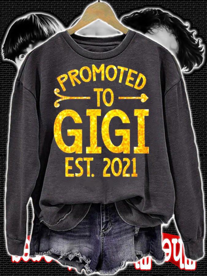 Promoted to Gigi est 2021 shirt
