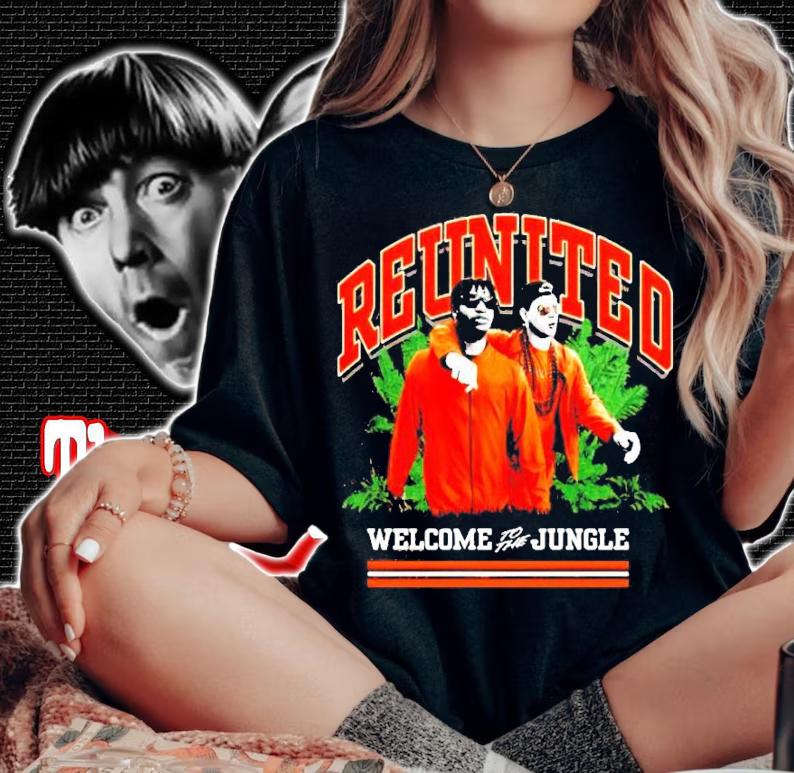 Reunited Mineral welcome to the Jungle shirt woman shirt