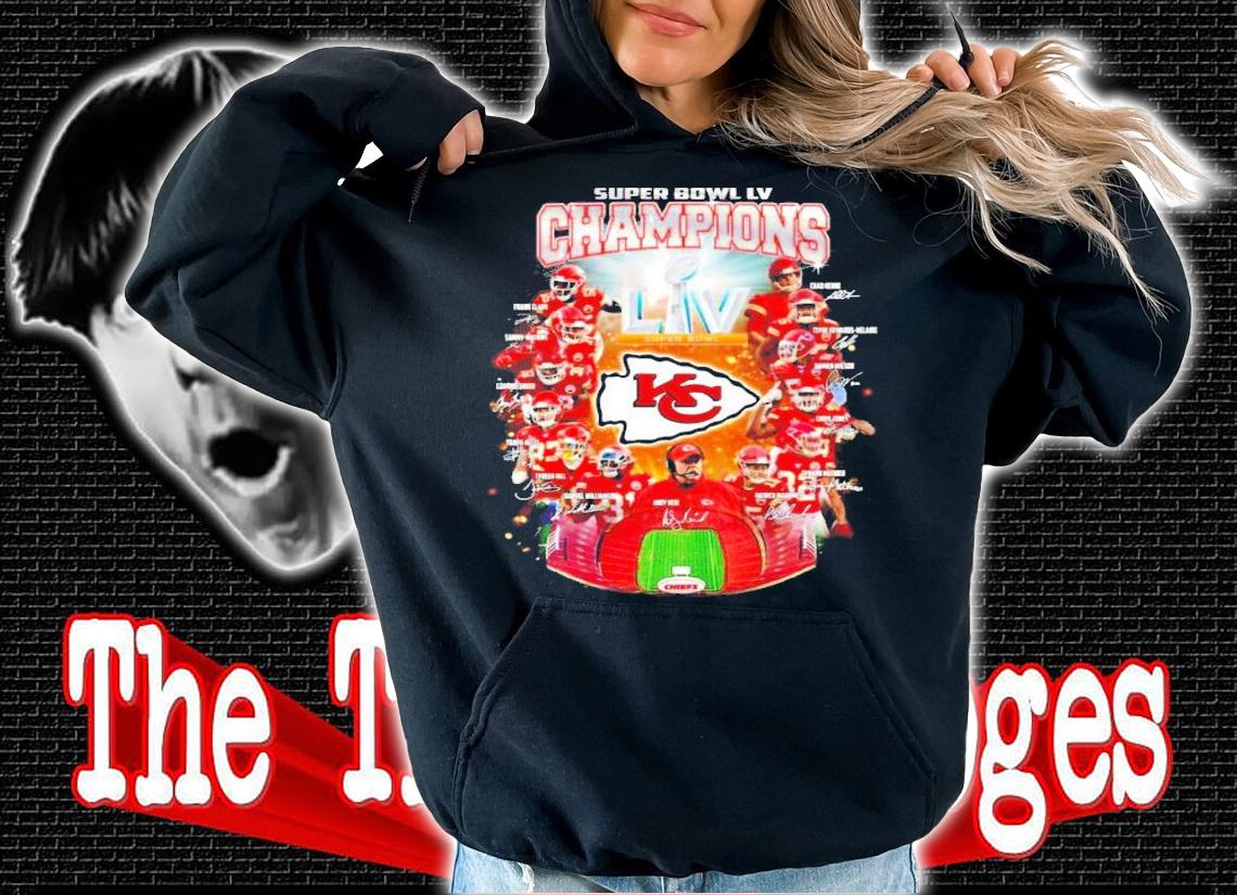 Super Bowl LIV Champions Kansas City Chiefs team shirt