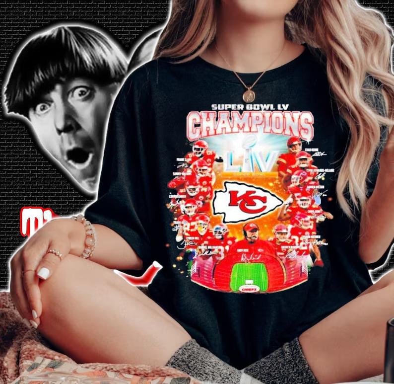 Super Bowl LIV Champions Kansas City Chiefs team shirt