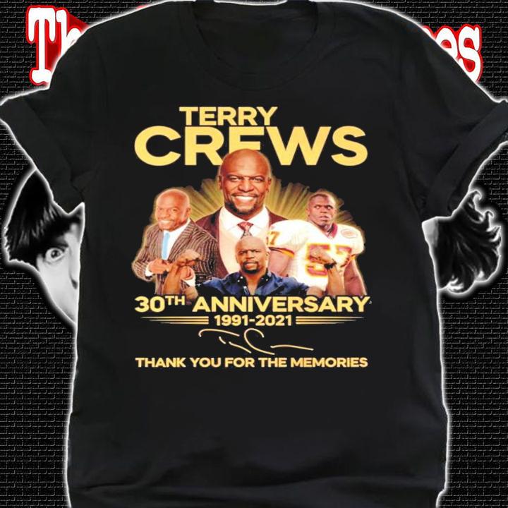 Terry Crews 30th anniversary 1991-2021 signature shirt