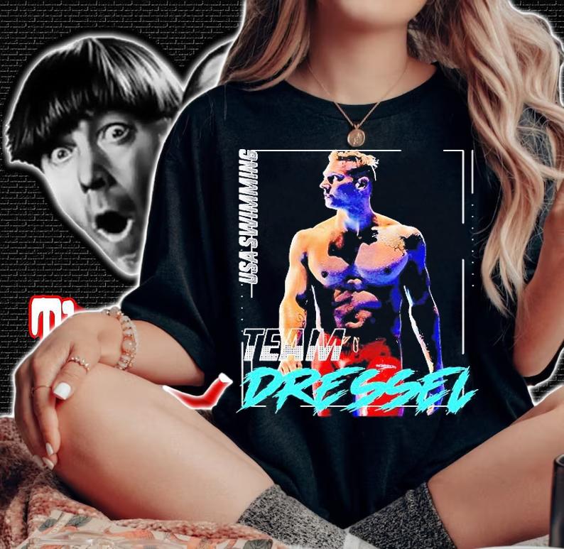 USA swimming team dressel T-shirt